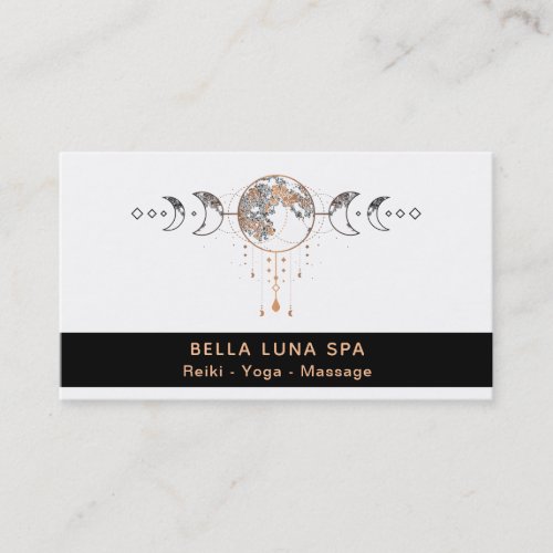  Lunar Cosmos Moon Phases Universe Shaman Business Card