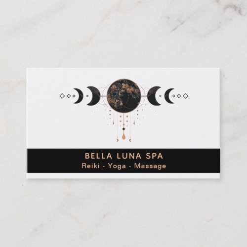  Lunar Cosmos Shaman Moon Phases Universe Business Card