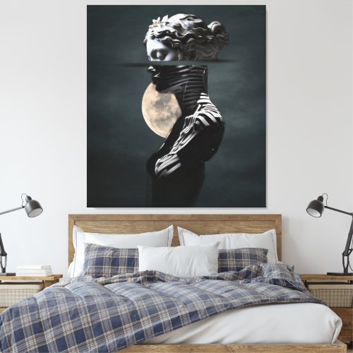 Lunar Echoes Canvas Print