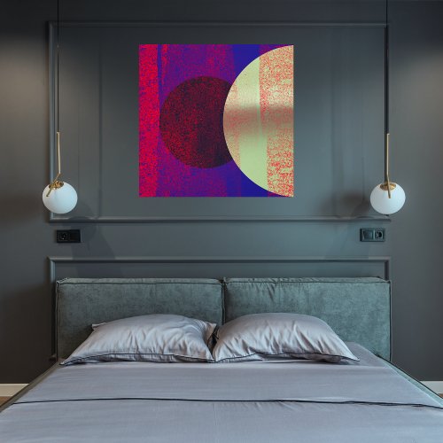 Lunar eclipse _ Abstract Canvas Print