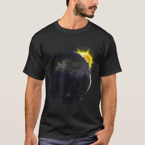 Lunar Eclipse Astronomer Science Gift Astronomy T_Shirt