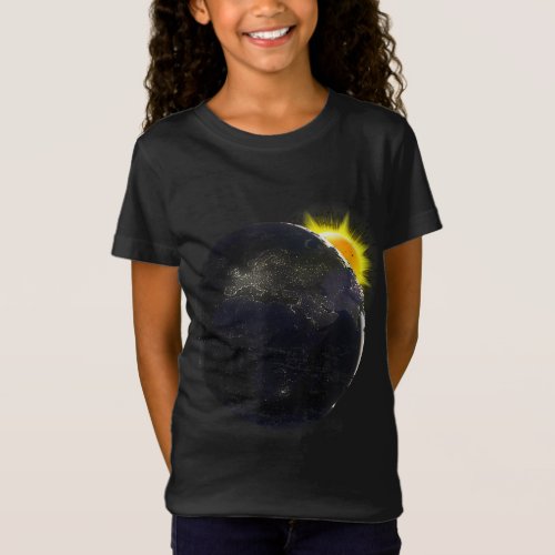 Lunar Eclipse Astronomer Science Gift Astronomy T_Shirt