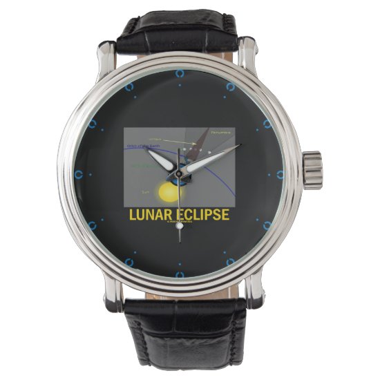 Lunar Eclipse (Astronomy Attitude) Wristwatch