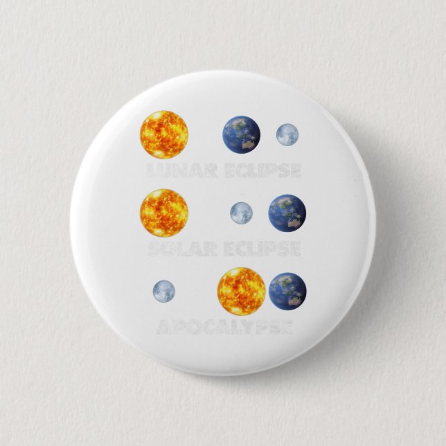 Lunar Eclipse  Button (Front)