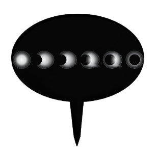 lunar eclipse cake topper