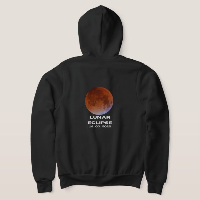 lunar eclipse hoodie (Laydown Back)