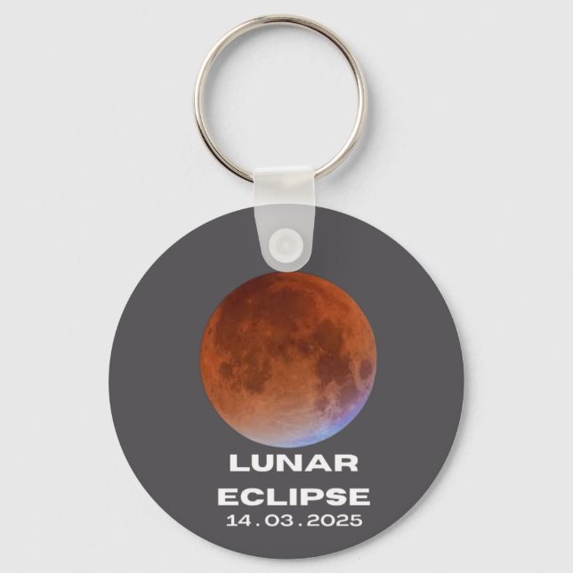 lunar eclipse keychain (Back)