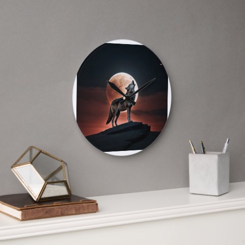 Lunar Eclipse Large Clock