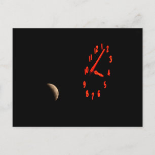 Lunar Eclipse Over Oakland Postcard