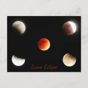 Lunar Eclipse Postcard