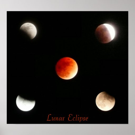 Lunar Eclipse Poster | Zazzle