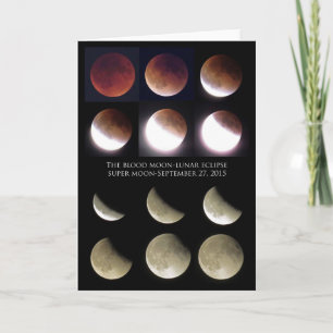Lunar Eclipse-Sunday, September 27, 2015 Card
