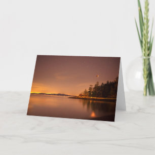 Lunar Eclipse Victoria, British Columbia Card