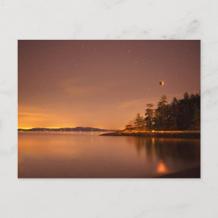 Lunar Eclipse Victoria, British Columbia Postcard