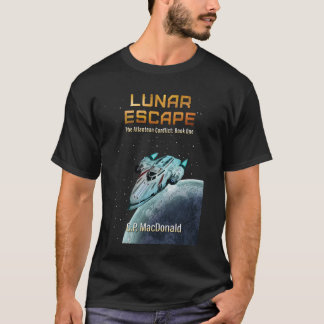 Lunar Escape Cover, The Atlantean Conflict Series T-Shirt
