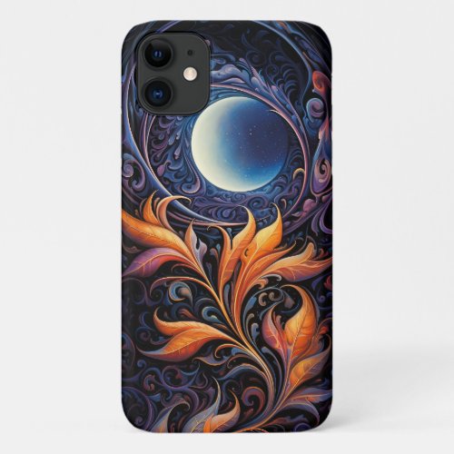 Lunar Fervor Swirling Nebula Phone Case