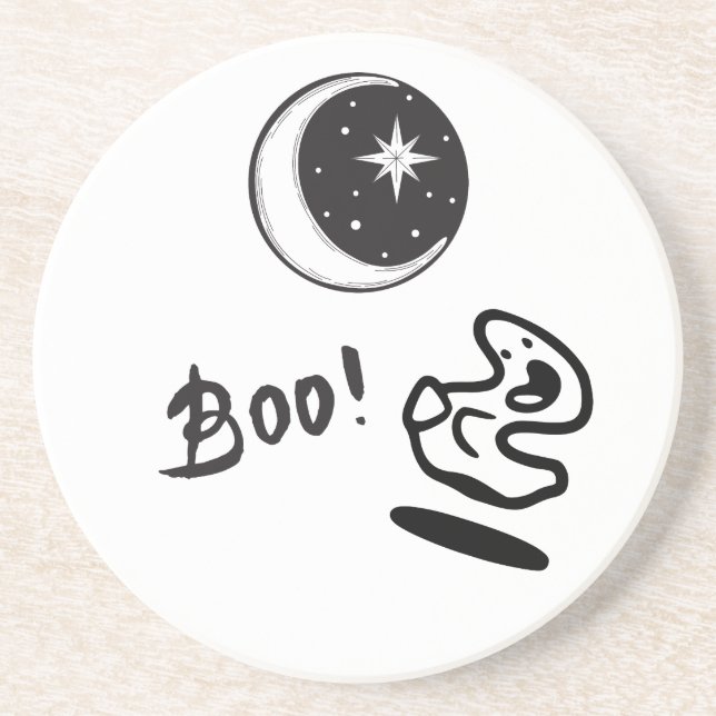 Lunar Ghost Boo Coaster (Front)