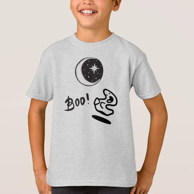 Lunar Ghost Boo T-Shirt (Front)