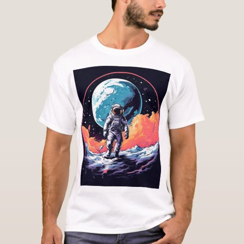 Lunar Gravity Tees Explore Space in Style T_Shirt