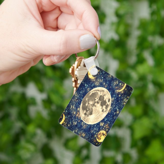 Lunar Keychain – Celestial Moon Accessory (Hand)