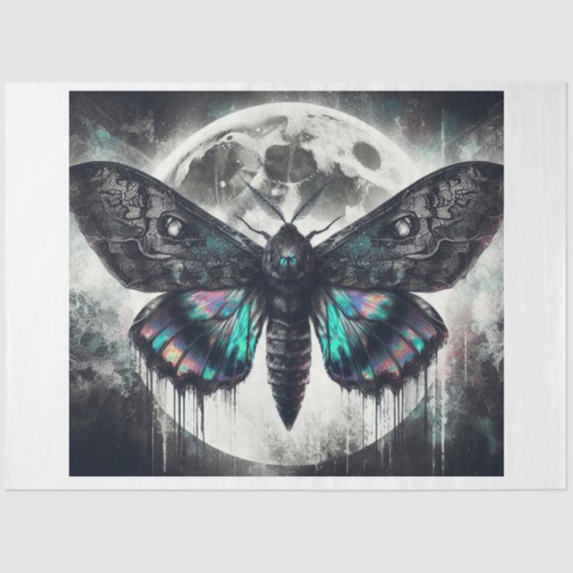 Lunar Lace Moth Tissue Paper (Front)