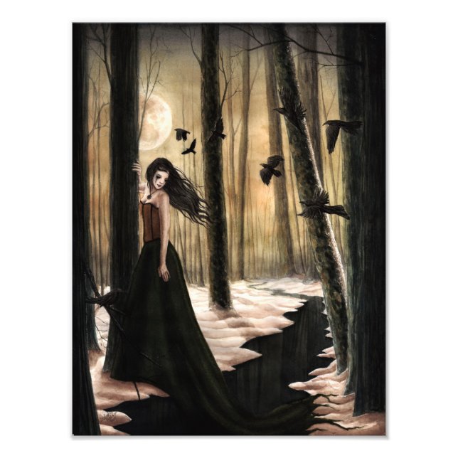 Lunar Lament Gothic Photoprint Photo Print (Front)