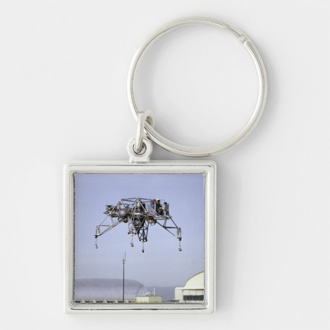 Lunar Landing Research Vehicle in Flight Keychain (Front)