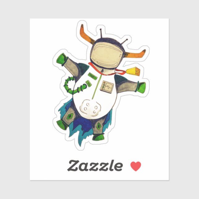 Lunar Longhorn Sticker (Sheet)