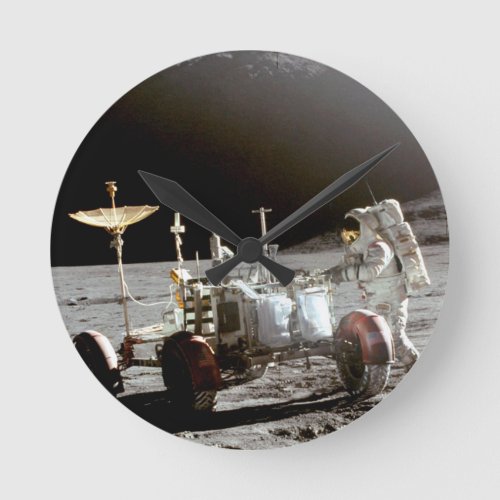 Lunar Module Pilot James Irwin Round Clock