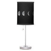 Lunar Moon Phases Celestial Customized Name Table Lamp (Right)