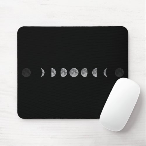 Lunar Moon Phases Celestial  Mouse Pad