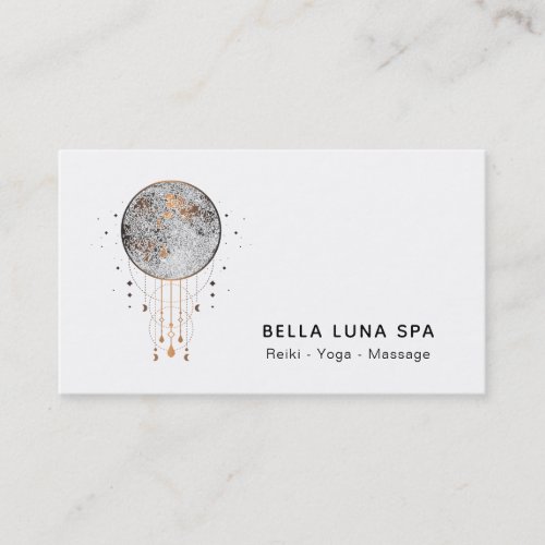  Lunar Moon Universe Shaman Cosmic Business Card