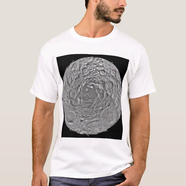 Lunar mosaic of the south polar region of the m T-Shirt (Front)