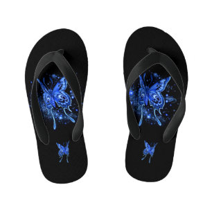 Lunar Moth Kid's Flip Flops