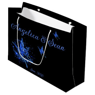 Lunar Moth Magical Wedding Large Gift Bag