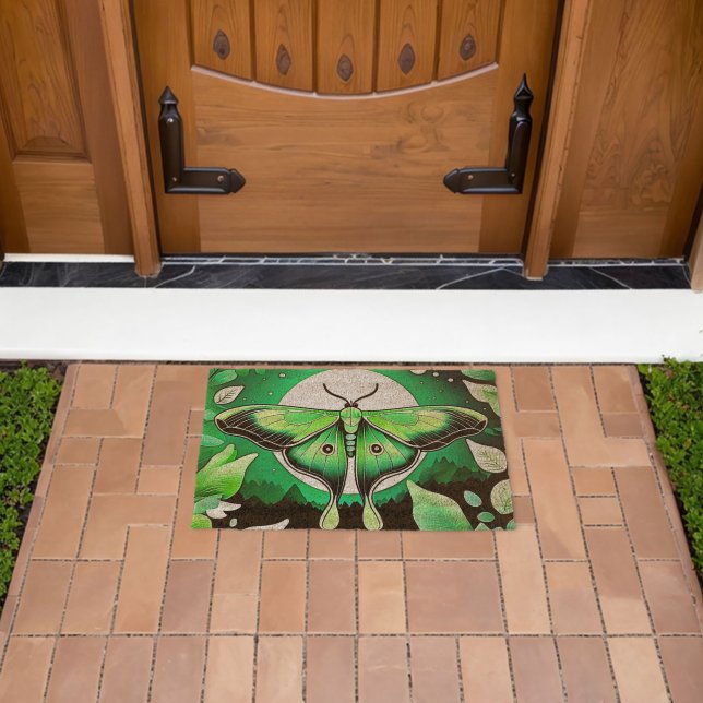 Lunar Moth Night Fiber Doormat (Insitu (Outdoor))