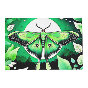 Lunar Moth Night Placemat