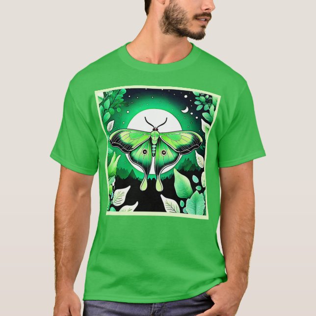 Lunar Moth Night T-Shirt (Front)