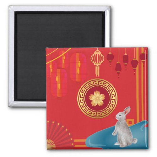 Lunar New Year 2023 _ Water Rabbit Magnet