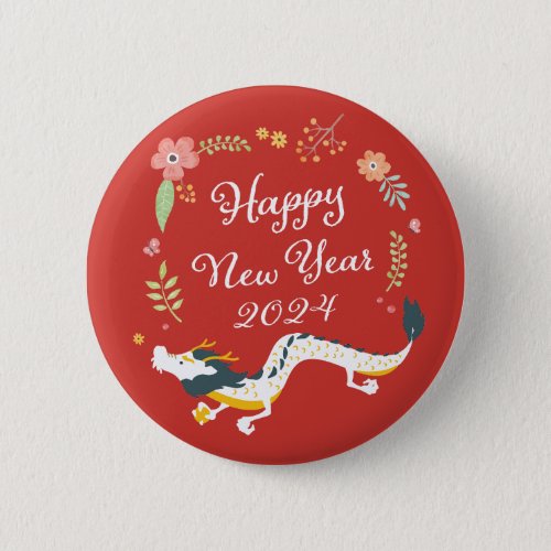 Lunar New Year 2024 Year Of Dragon Button