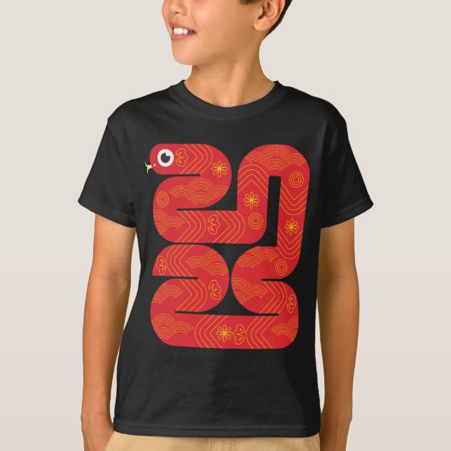Lunar New Year 2025 - Year Of The Snake  T-Shirt (Front)