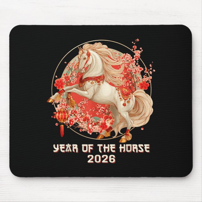 Lunar New Year 2026 Chinese Decoration Year Of The Mouse Pad (Front)