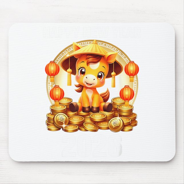 Lunar New Year 2026 Chinese New Year Decorations  Mouse Pad (Front)