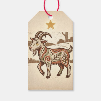  Lunar New Year 2027 Goat Gift Tags
