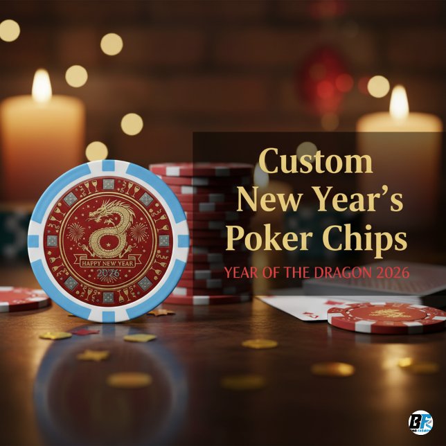 Lunar New Year Dragon 2026 Custom Poker Chips (Creator Uploaded)