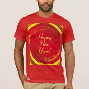 Lunar New Year Happiness Prosperity Harmony T-Shirt