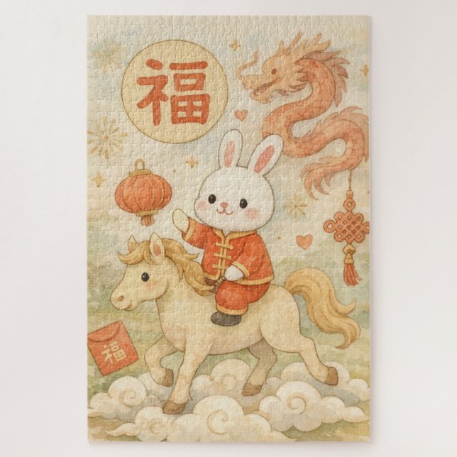 Lunar new year jigsaw puzzle (Vertical)