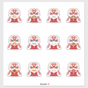 Lunar New Year - Lion Dance Sticker