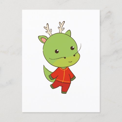Lunar New Year Of Dragon Zodiac Animal Postcard
