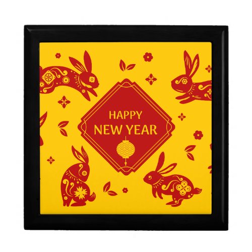 Lunar New Year Of Rabbit 2023 Zodiac Animal  Gift Box